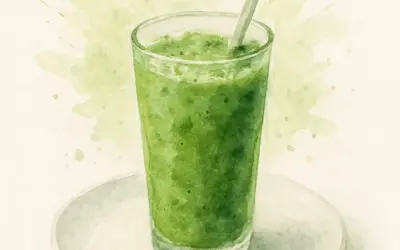 Smoothie vert dynamisant – Quand ta journée commence avec une explosion de fraîcheur